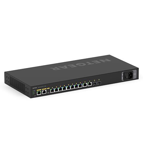 Netgear M4250-10G2F Géré L2/L3 Gigabit Ethernet (10/100/1000) Connexion Ethernet, supportant l'alimentation via ce port (PoE) 1U Noir_0