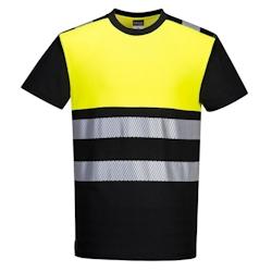 Portwest - Tee-shirt manches courtes haute visibilité PW3 Orange / Noir Taille XS - XS 5036108373352_0