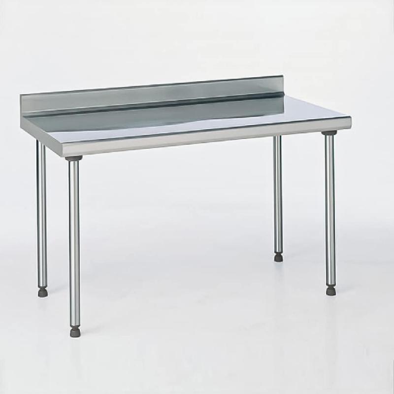 Table Inox Adossée, Profondeur 600 mm hauteur spécifique H 720 mm (Longueur, mm: 1600)_0