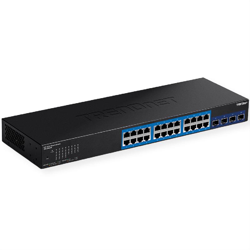 TRENDnet TEG-30284 SwitchWeb Smart à 28 ports dont 4 logements SFP+ 10G_0