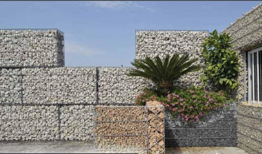Gabion Stonebox - réalisation de murs décoratifs en treillis métallique soudé_0