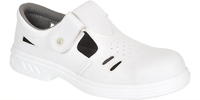 Sandale de sécurité ebro steelite esd s1 classe 3 blanc fw48, 45_0