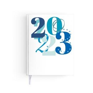 AGENDA PERSONNALISE SPIRALE PANACHE SEMAINIER 2023