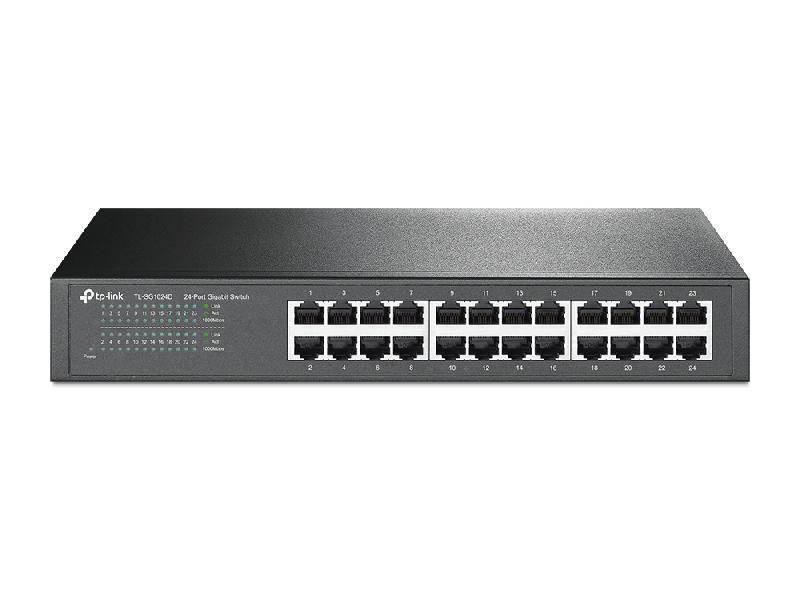 TP-Link TL-SG1024D commutateur réseau Non-géré Gigabit Ethernet (10/100/1000) Gris_0