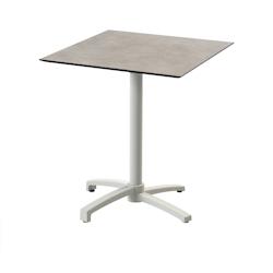 Essentials Table de bistrot - Pliable - 70x70 cm - Sable/Moonstone - X-cross - Veba - 110091377_0