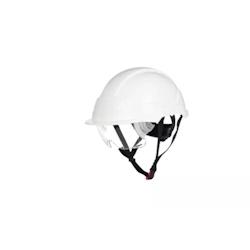 Casque de sécurité non ventilé avec lunettes de sécurité intégrées  PHOENIX PRO ABS blanc T.Unique Coverguard - blanc plastique 5450564057937_0