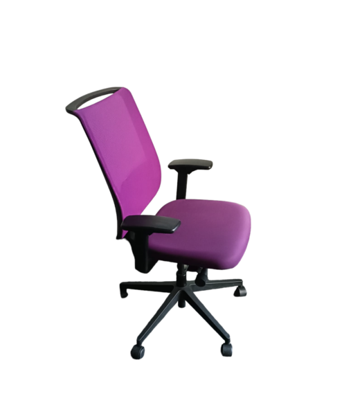 Fauteuil de Bureau Steelcase Reply Air Violet Mystique d'occasion - Mesh aéré et ergonomique_0