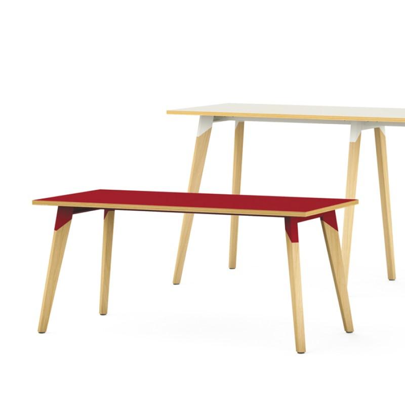 Table rectangulaire pied en bois EVASION_0