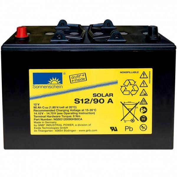 Batterie gel 12v 90ah S12/90A solar SONNENSCHEIN_0