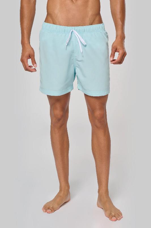 Short de bain PROACT - Réf: PA169 - 100% polyester, toucher peau de pêche, ceinture élastiquée_0