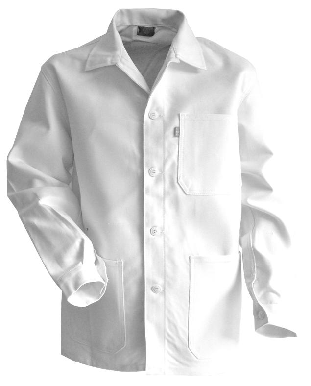 Veste de peintre rouleau coton sergé blanche t.2=s - LMA LEBEURRE - 200244-t2 - 615208_0