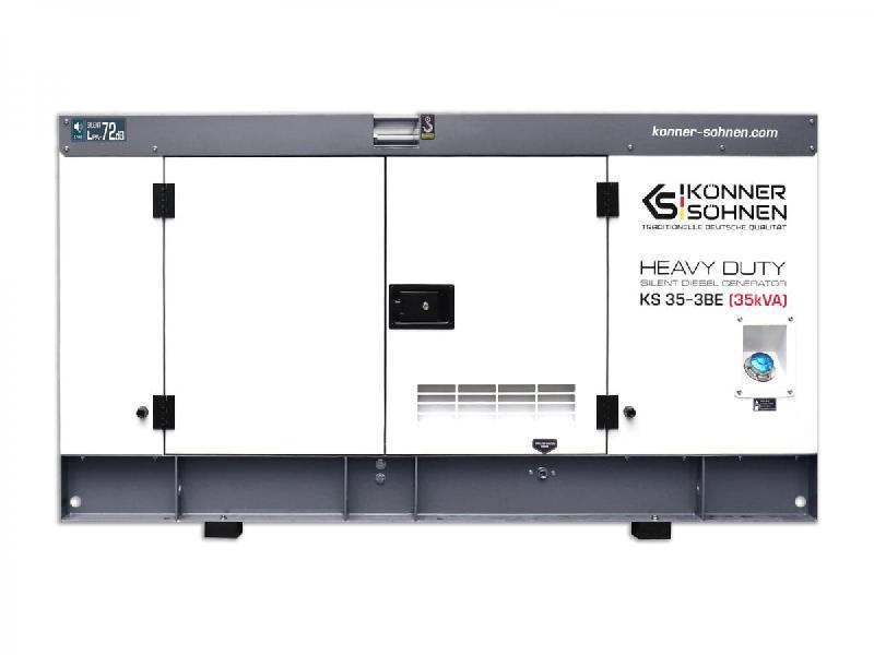 Générateur industriel diesel triphasé insonorisé 35 kVA - Könner & Söhnen - 35-3BE_0