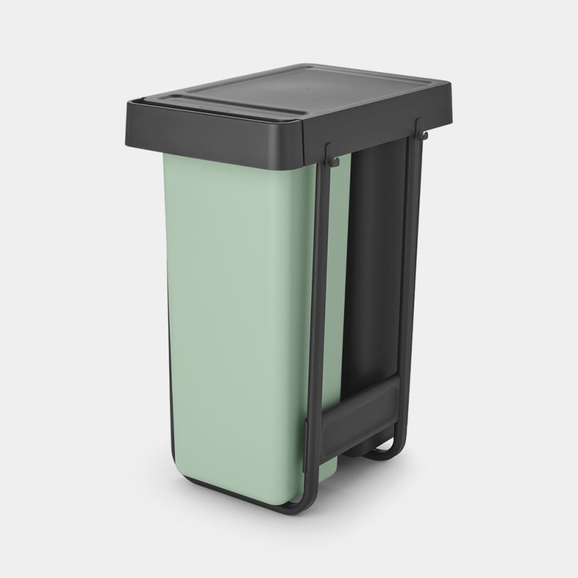 Poubelle Brabantia Sort & Go Built-in Bin 2 x 30 Litres - Dark Grey_0