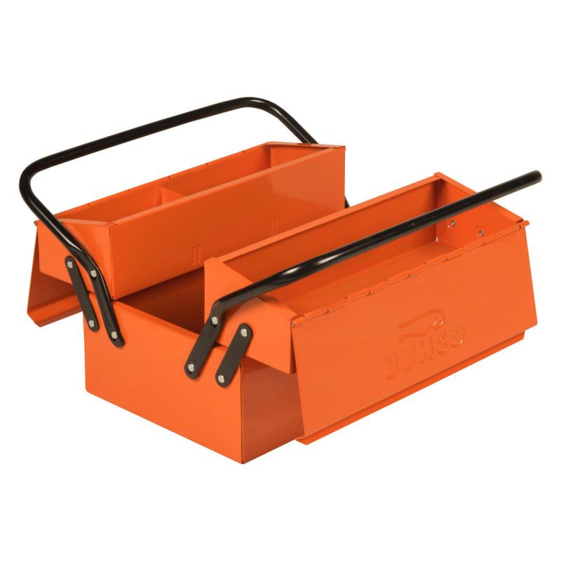 Caisses à outils métalliques avec 3/5 compartiments et possibilité de mettre un cadenas - Bahco | 960100030_0