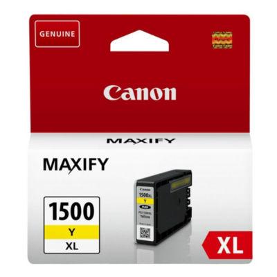Canon PGI-1500XL Cartouche d'encre authentique grande capacité (9195B001) - Jaune_0