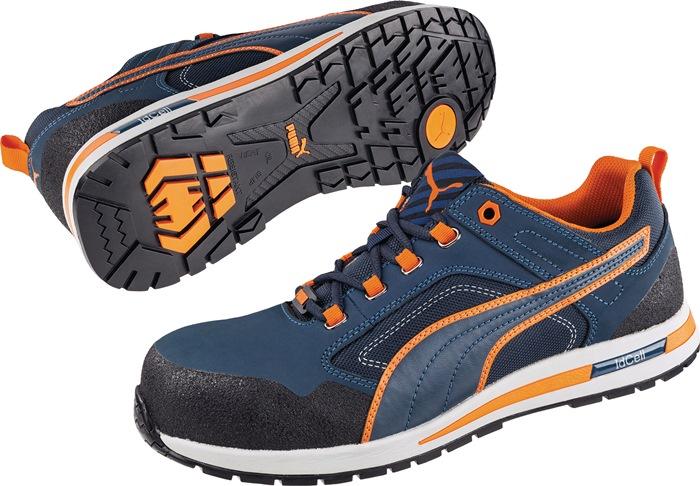 Chaussure de sécurité Crosstwist LOW pointure 45 bleue/orange S3 HRO SRC EN ISO 20345 cuir PUMA_0