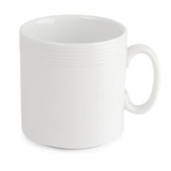 Mug Olympia Linear 220ml (Lot de 12) - blanc porcelaine EQU088_0