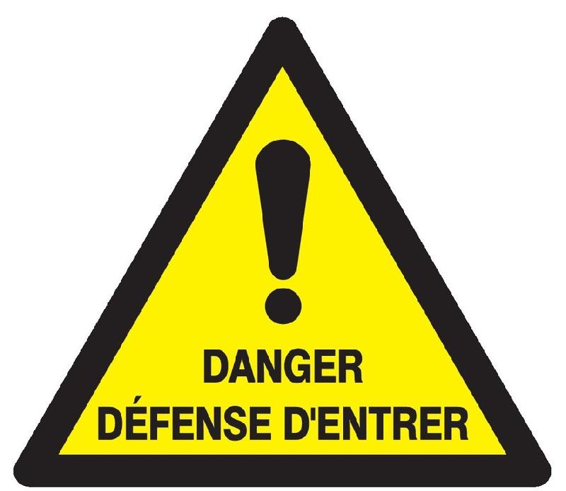 Panneaux adhésifs 300x300x300 mm dangers - ADPNT-TL03/DGDE_0