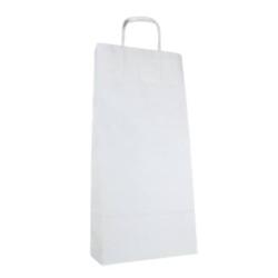 Déstockage // Sac papier blanc 18+8x39 cm - Vendu par 300 - 3701648601297_0