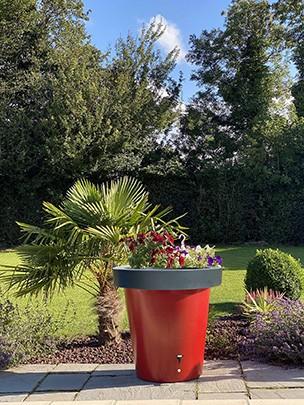 Pot de fleurs récupérateur d'eau - fabriquée en France - PTOFLHDRS-PU01_0