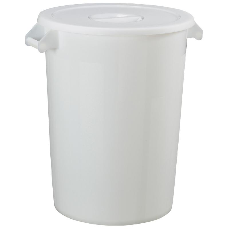 Corps collecteur alimentaire Rossignol- 100 L - blanc - sans couvercle_0