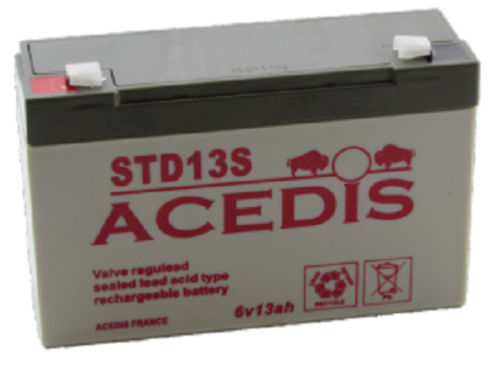 Batterie ACEDIS STD 13S 6v 13,3ah_0