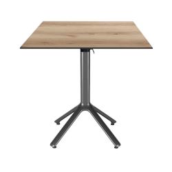 Restootab - Table pliable Nemo pour intérieur/extérieur chêne clair 70x70 - marron TB-NEM-7070C-CH.DELA_0