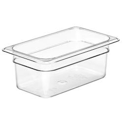 CAMBRO - 44CV1-335 - BAC COPOLYESTER GN 1/4 (16,2 x 26,5 cm) - profondeur 10 cm. (Camview BPA free) - Vente à l'unité - transparent plastique 44CV1-_0