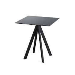 Essentials Table de bistrot - 70x70 cm - Noir/Noir - Infinity - Veba - 120011077_0