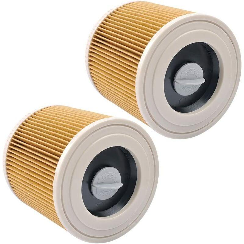 Lot de 2 Filtres pour Aspirateur Kärcher WD3 Premium, WD2, WD3P