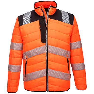 Veste haute visibilité - Polyester indéchirable, isolation thermique légère - PW3 Hi-Vis Baffle - PW371 - Portwest_0