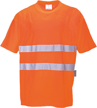 Tee-shirt confort coton orange s172, l_0