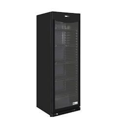 Armoire réfrigérée positive 1 porte vitrée 382 L - Laquée Noir - XLS-412W_0