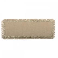 Aulica chemin de table en toile de jute dore - 3701503022182_0