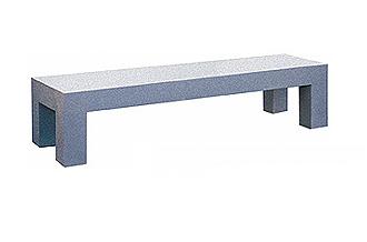 Banc en béton Lex - Banc solide et confortable pour espaces publics_0