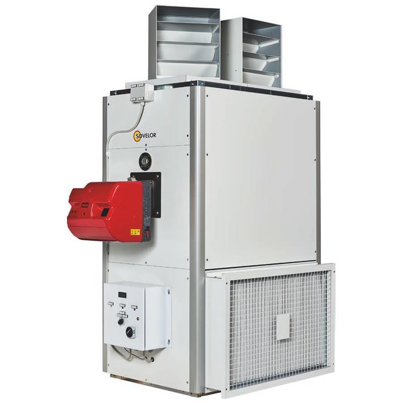 Chauffage fixe d'atelier à air pulsé au gaz naturel 300 mbar SF1200X - SOVELOR-DANTHERM - SF1200XG300PR_0