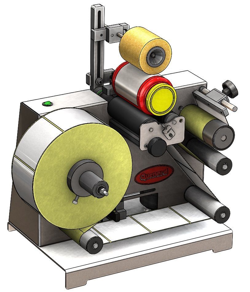 Etiqueteuse semi-automatique pour les emballages d'un diamètre allant de 30 à 110 mm - Autofix EASY_0