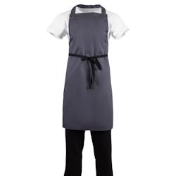 Whites Chefs Clothing Tablier bavette Whites polyester-coton anthracite - B426_0