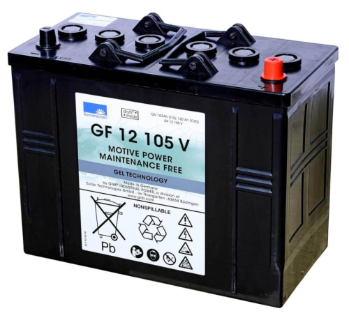 Batterie Gel GF 12 105 V Sonnenschein / 12V 105Ah_0