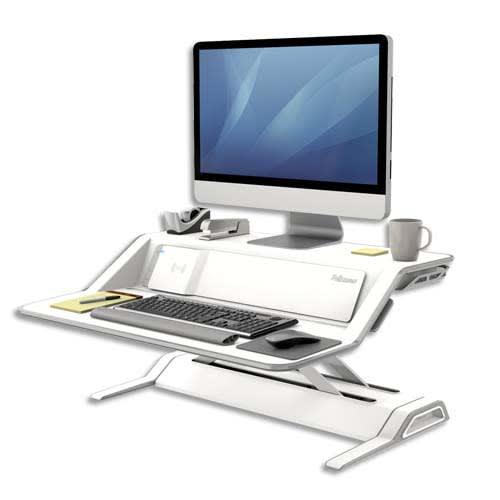 Fellowes plate-forme assis-debout lotus dx blanche 8081101_0