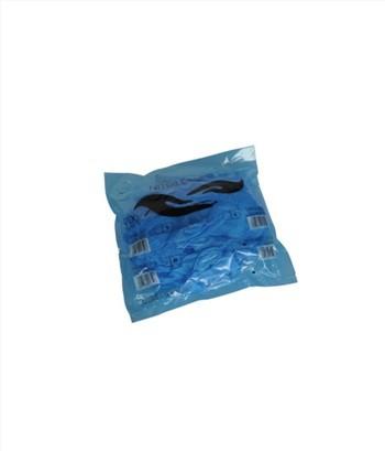 Sachets de 200 gants d'examens anti-virus à usage unique CE en nitrile bleu non poudré - GNNPBL-IM05/VRSC_0