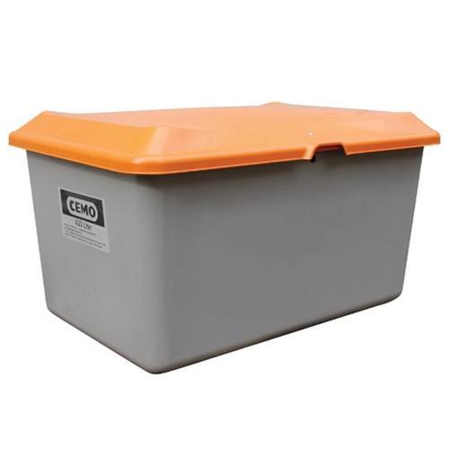 Bac à sel PFV PLUS3 400 litres - Pour sable, sel, granulats, absorbant - CEMO - 10569_0