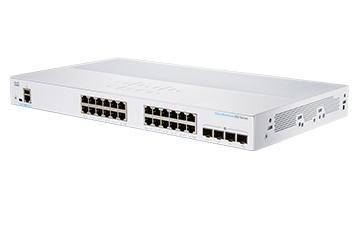 Cisco CBS350-24T-4G-EU commutateur réseau Géré L2/L3 Gigabit Ethernet (10/100/1000) Argent_0