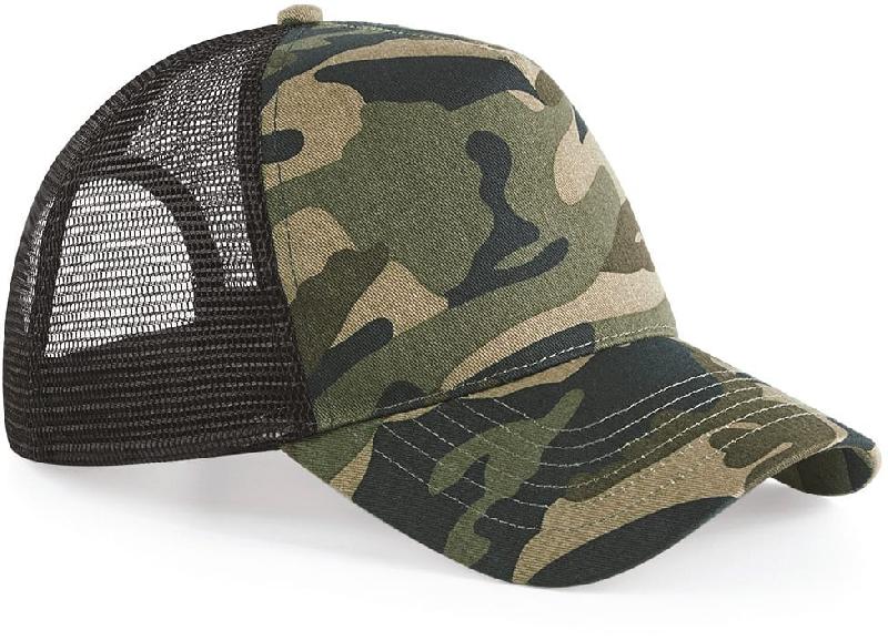 Casquette Snapback Camo Beechfield - Réf: B694 - 100% coton et maille filet_0