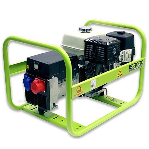 Groupe électrogène triphasé essence E8000 389 cm³ - 8,3 kVA - Moteur HONDA GX390 - PRAMAC - PA702TH1000_0