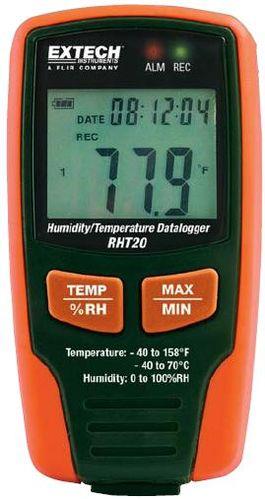 Enregistreur température & humidité, -40 à +70°c, 0 à 100%hr - EXTRHT20_0