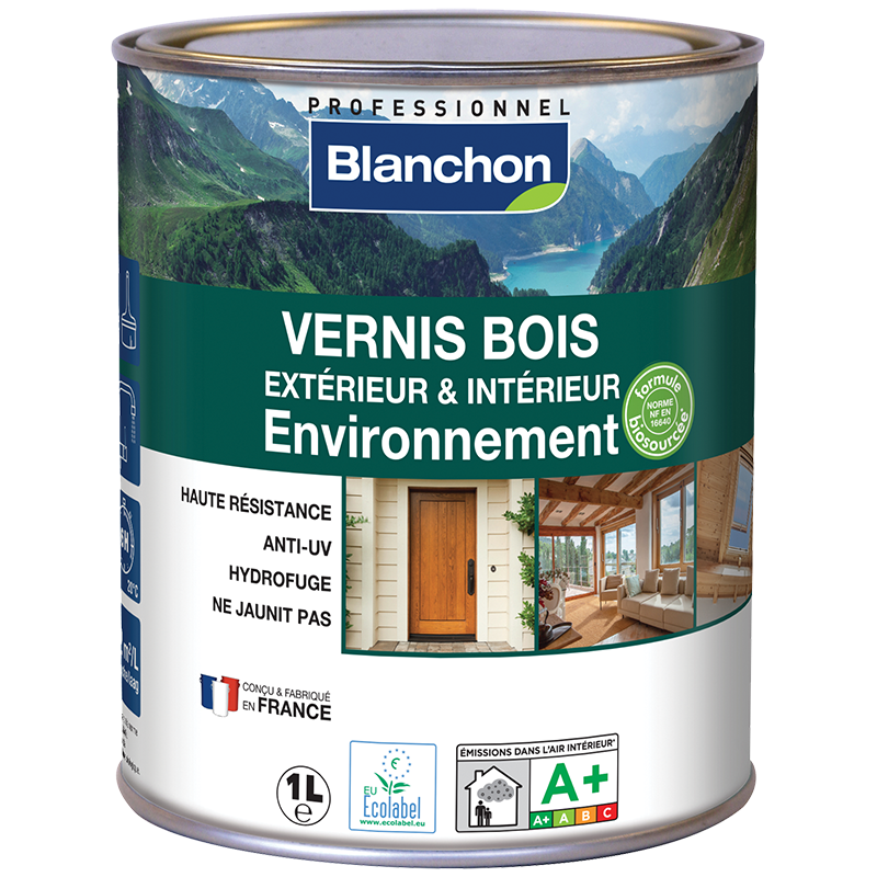 Vernis Bois Environnement Biosourcé  -  BLANCHON  -  Réf. AG02607_0