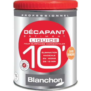 Décapant bâtiment 10' liquide  -  BLANCHON  -  Réf. AG01220_0