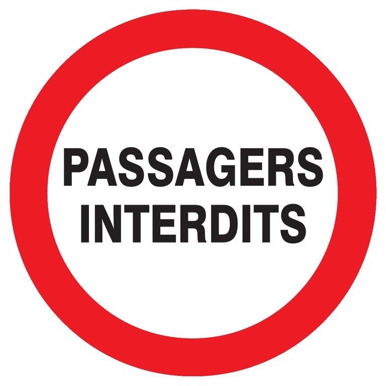 Panneaux rigides ronds 420 mm interdictions obligations - PNRPSC-TL05/PSGI_0