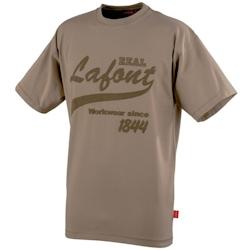 Lafont - Tee-shirt de travail manches courtes mixte NIKAN Beige Taille XL - XL 3609701845759_0